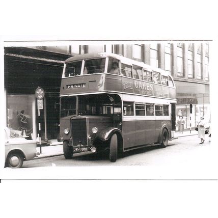 Black & White Photo of Staniers Ltd. of Newchapel - JP 3901 ex Wigan Corporation