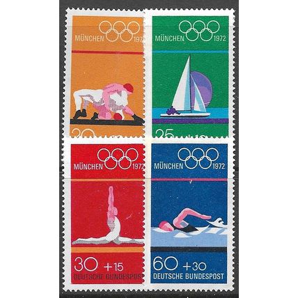 1972 Michel 719/722 - MNH (**)