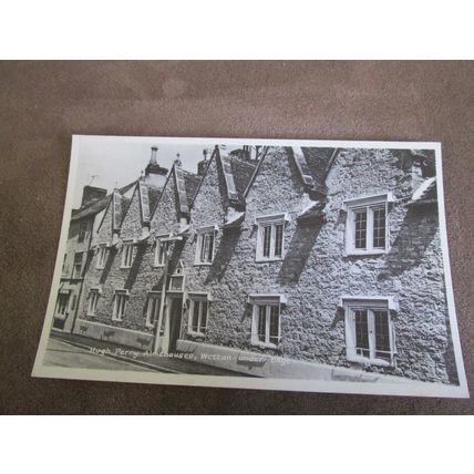 1970s Postcard, Hugh Perry Almshouses, Wotton-Under-Edge, Stroud Gloucestershire