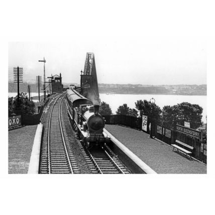 pu1245 - 9642 North Queensferry Down Train 25 Aug 1936 - print 6x4