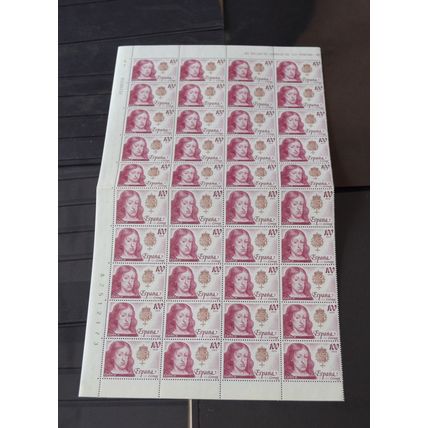 Spain stamps. 1979 Spanish Kings of House of Hapsburg 1/2 sheets CV £105+ (AL847