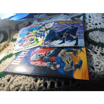 Full Set of AUTOGRAPHED BATMAN COMICS! Detective Comics 598-600!! $75.00 Shipped