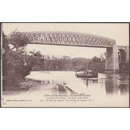 Le Pont de Lessard, Saint-Samson-sur-Rance, c.1910s - Guérin CPA GF74