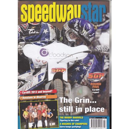 Speedway Star : July 2, 2011. British GP. Workington team photo