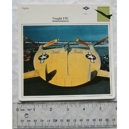 Vought F5U - USA - Fighter - Collectors Club Card
