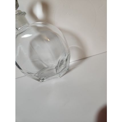 Luigi Bormioli Light & Music Crystal Decanter Bottle Italy Heavy 9" Vintage