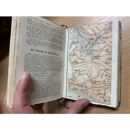1926 "LES GUIDES BLEUS - ITALIE - DES ALPES A ROME" FRENCH TRAVEL BOOK (P4)