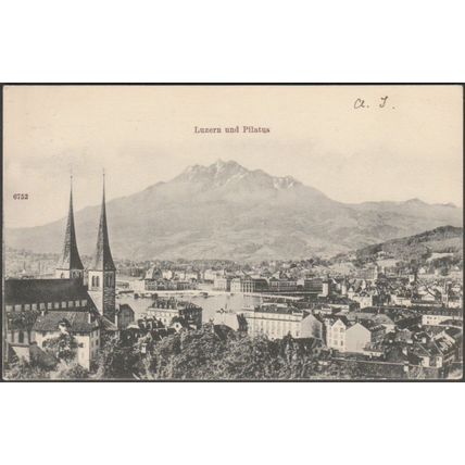 Luzern und Pilatus, 1904 - AK