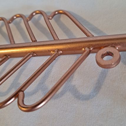 Brass ARROW WALL HOOK 6 Hook Metal Coat Towel Key Door Hanger