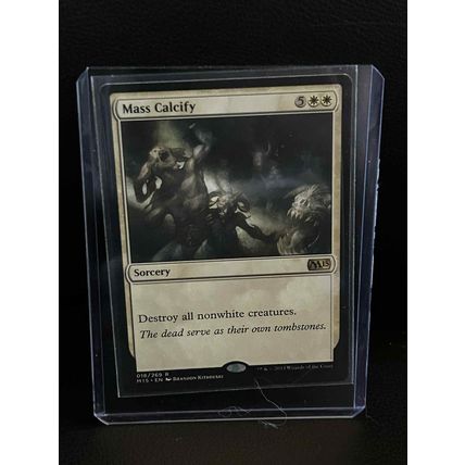 Mass Calcify Magic 2015 Magic: the Gathering Trading Card