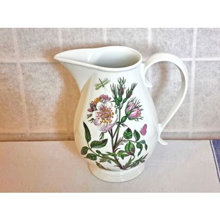 Vintage Floral Water Jug | Portmeirion Botanic Garden Original Box 1.75 Pint