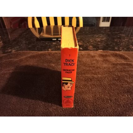 Big Little Book Dick Tracy Encounters Facey By Paul S. Newman 6.5 FN+ Shape 1967