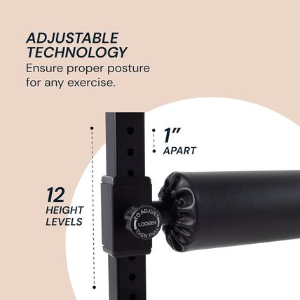 Adjustable Single Leg Squat Roller for Bulgarian Split Squats, Lunges, and Lower