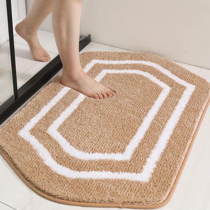 COSY HOMEER Extra Thick Bath Rugs - Anti-Slip Bath Linen Sets Mats Soft Plush 10