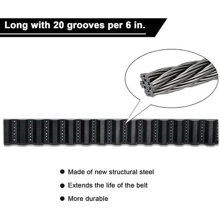 Upgraded 41A5434-11A Drive Belt 233 Inches for 7FT Garage Door Opener, Compatibl