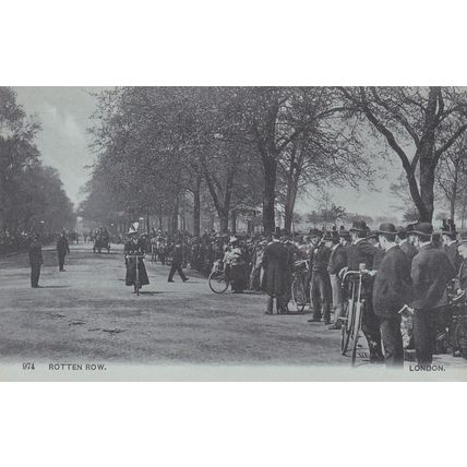 EC788 LONDON - ROTTEN ROW POSTCARD