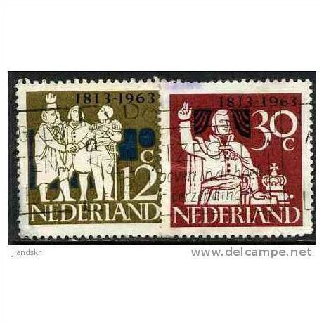 1963 NVPH 809+810 - #2 fine used (o)