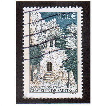 FRA 2002 46c 'SAINT SER CHAPEL' FINE USED (EBID20352)
