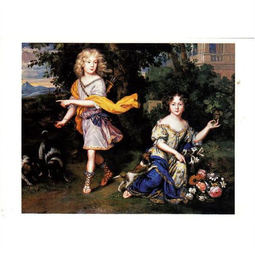 Colour Postcard - Lord Lisle & Lady Dorothy Sidney by Henri Gascars - Althorp