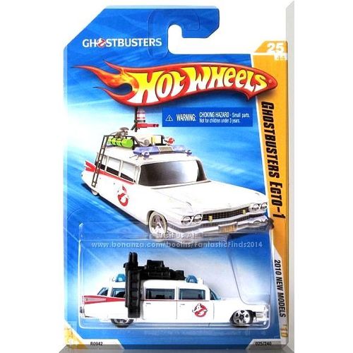 Hot Wheels - Ghostbusters Ecto-1: 2010 New Models #25/44 - #025/240 *White*