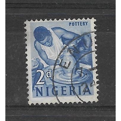 Nigeria.SG92 2d Pottery.Fine Used.Nov19a