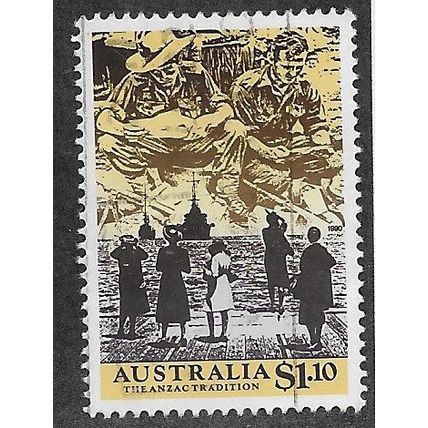 AUS 1990 $1.10 ' THE ANZAC TRADITION' FINE USED (EBID67-900)