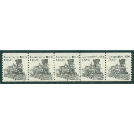 1897A 2c Locomotive Fine MNH Dry Gum PNC 6/5 A02550