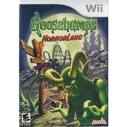 Nintendo Wii - Goosebumps: HorrorLand (2008) *Brand New & Sealed / Scholastic*