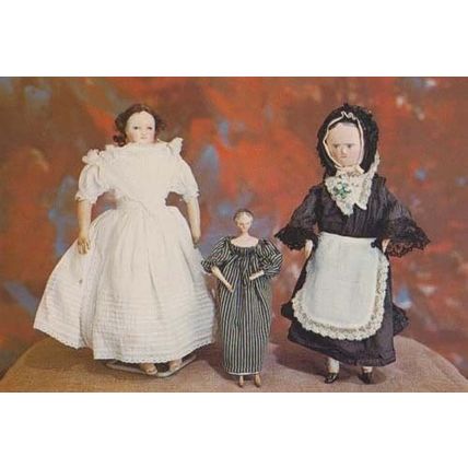 Arreton Manor German Fashion Toy Wooden Doll Dolls Isle Of Wight Photo Postcard