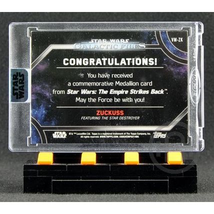Topps Star Wars Archives Signatures – Autograph Medallion – Cathy Munroe 2/2