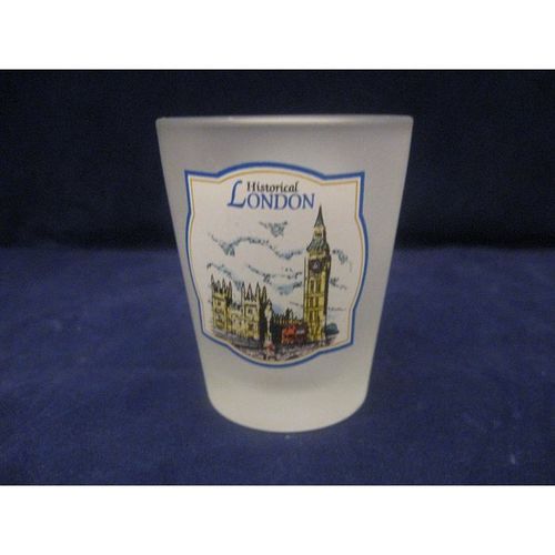 Elgate Historical London Collectible Frosted Shot Glass