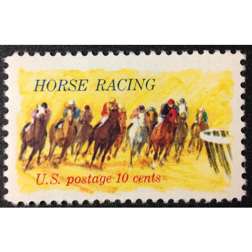 US Stamp #1528 mint: 1974 10c Horse Racing - MNH