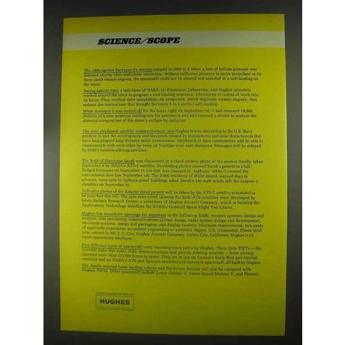 1967 Hughes Aircraft Ad - Odds Against Surveyor 5