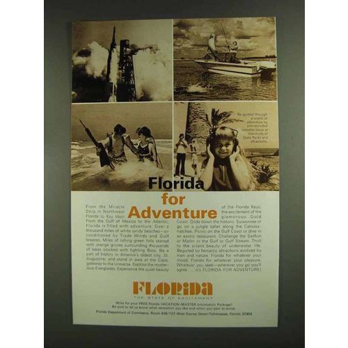 1972 Florida Tourism Ad - For Adventure