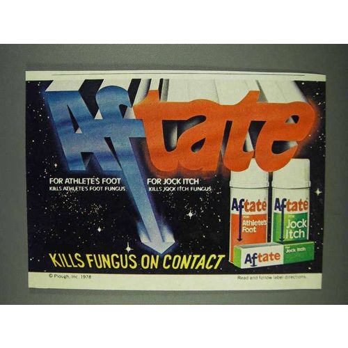 1978 Aftate for Athlete's Foot and Jock Itch Ad