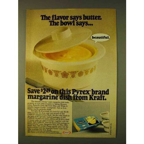 1979 Kraft Parkay Margarine Ad - Flavor Says Butter