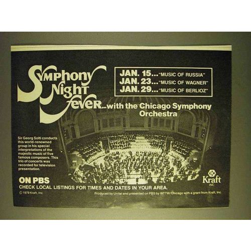 1979 Kraft PBS Symphony Night Fever Ad