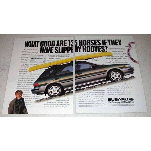 1995 Subaru Imprezza Outback Wagon Ad - 135 Horses