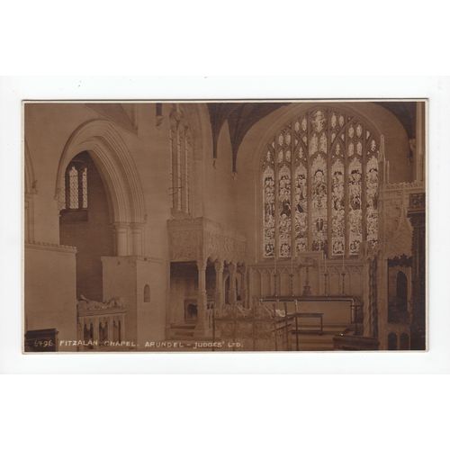 Fitzalan Chapel Arundel Postcard West Sussex Judges 6496