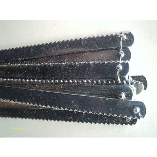 12 Pieces Sealed Pack of Coping Saw Blades 6 inches Long Fine Cut Wood Plastic