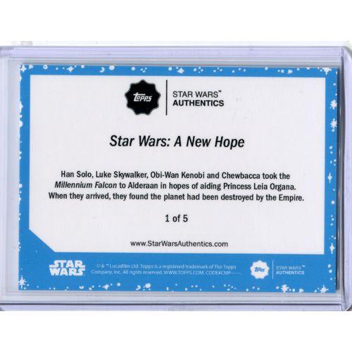 STAR WARS Topps Authentics Exclusive Promo A New Hope Set