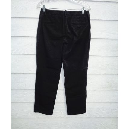 Womens Talbots Black Cropped Pants Size 6 32x27 Capris