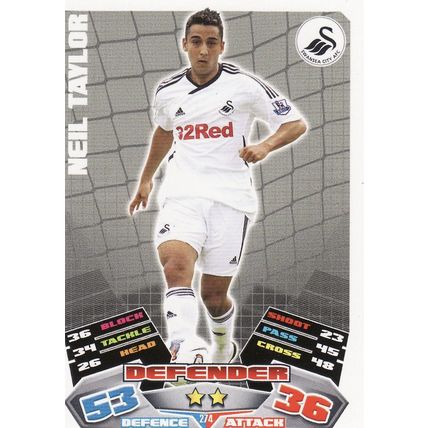 Match Attax 2011/2012 274 Neil Taylor Swansea City