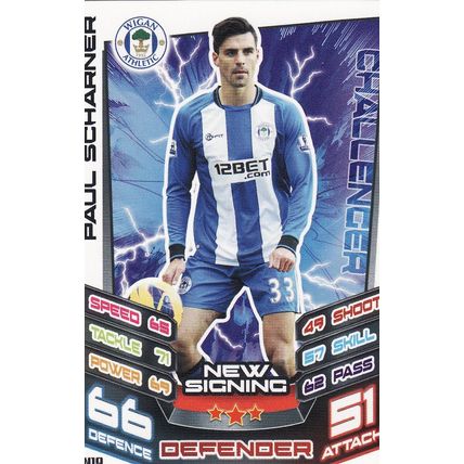 Match Attax Extra 2012/2013 N19 Paul Scharner Wigan Athletic