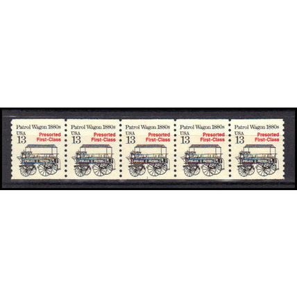 2258 13c Police Wagon Very Fine MNH Dry Gum PNC 1/5 X3170
