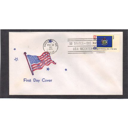 FDC 1655 13c Maine (Unkn Cachet-U/A) CV39502