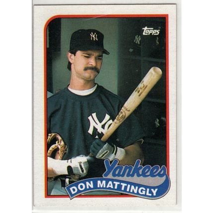 1989 Topps Don Mattingly baseball card #700 – HOF