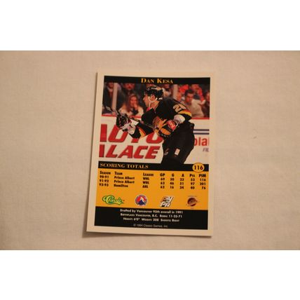 Dan Kesa 1994 Classic Pro Prospects NO. 116