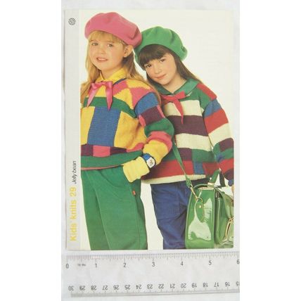 1986 Kids' Knits 29 Jelly bean, Phildar Pegase