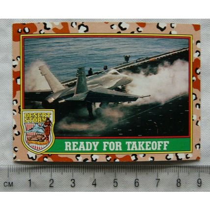 1991 Topps Desert Storm No. 26 Ready for Takeoff